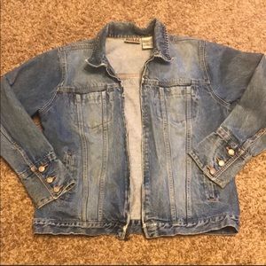 Vintage Distressed Denim Jacket by Bill Blas